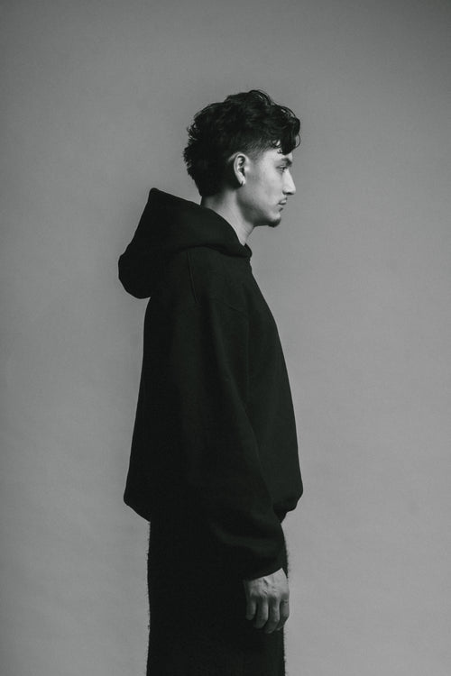 Hoodie noir (sweat à capuche)